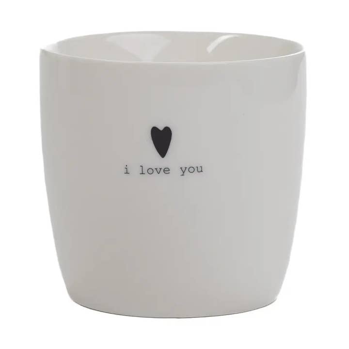 Taza Sögne White «Te quiero» para venta al por mayor de Sögne Home
