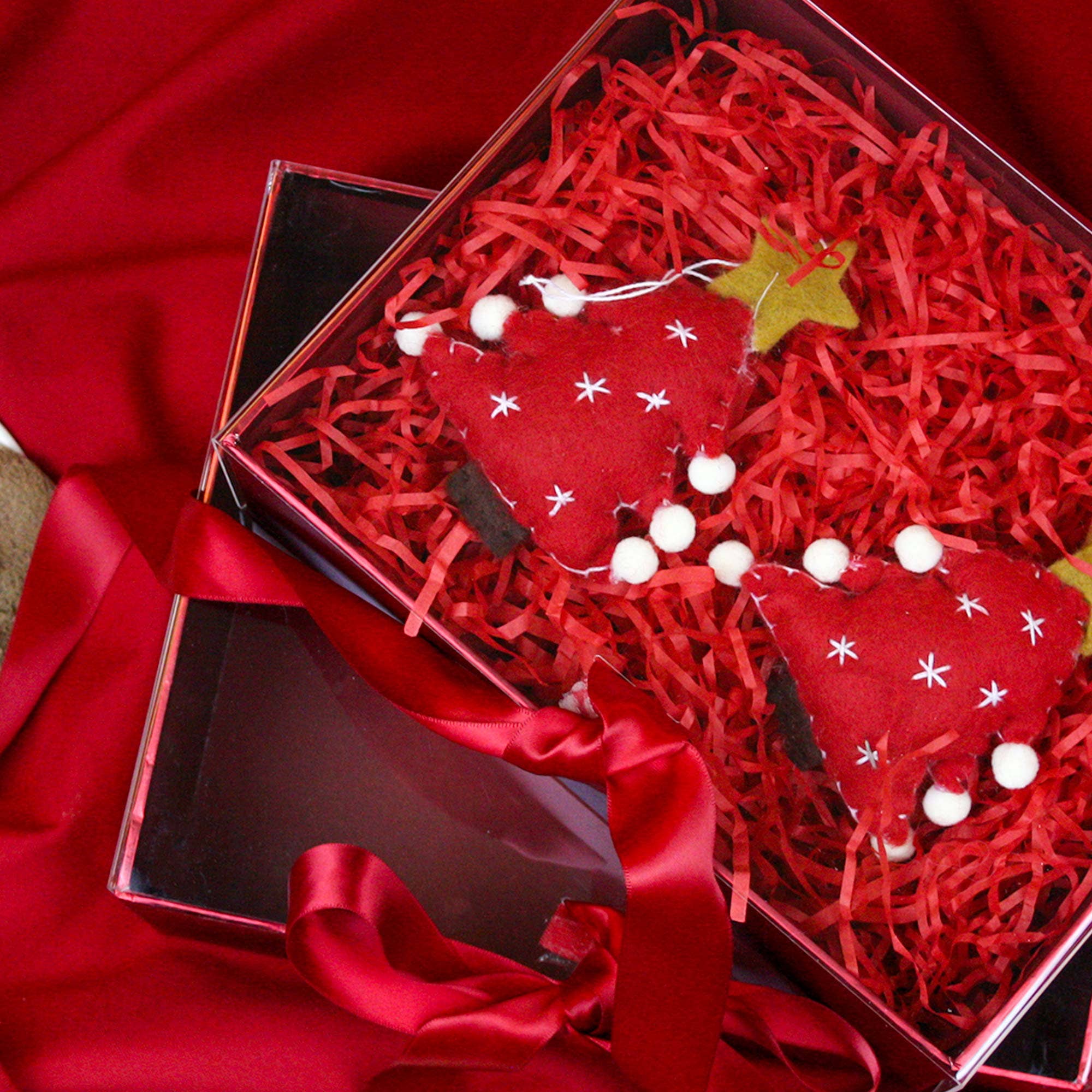 Emartbuy – Großhandel Geschenkboxen – Elegante Geschenkbox mit Klarsichtdeckel und Schleife für besondere Anlässe - 2er-Set22