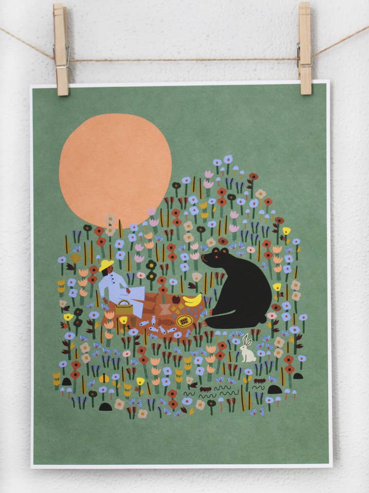 Imprimé pique-nique pour la vente par Leah Duncan