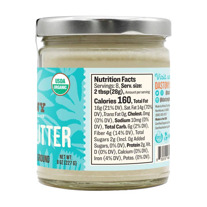 Windy City Organics - Venta al por mayor Cremas de frutos secos - Manteca de coco orgánica