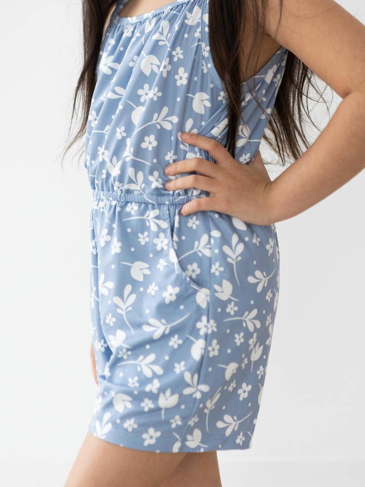 Mila & Rose - Wholesale Romper - Kids - Bluebell Strappy Play Romper