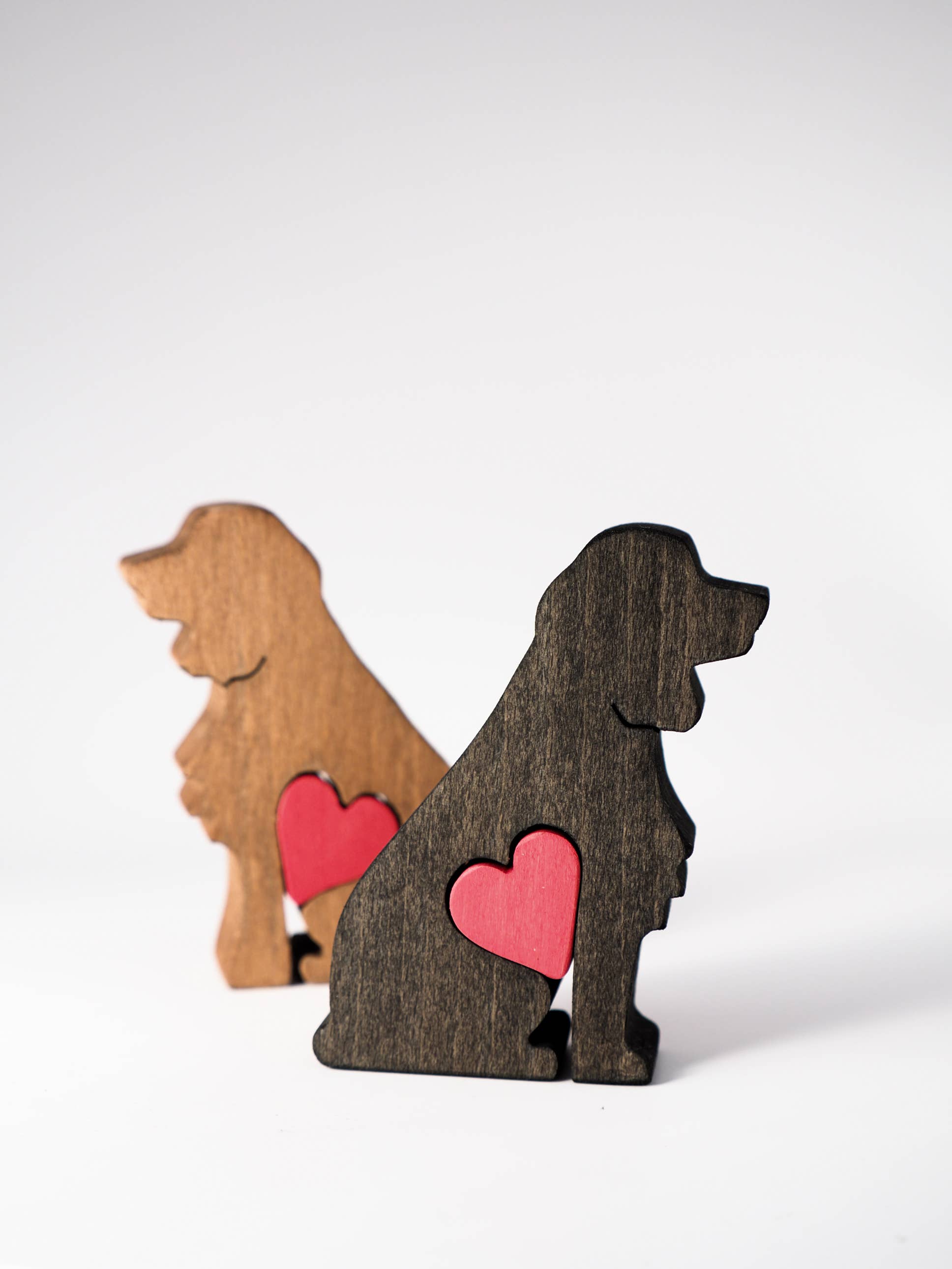 Wood Metamorphosis - Wholesale Decorative Figurine - English Springer Spaniel - Wooden Dog Decorative Statue