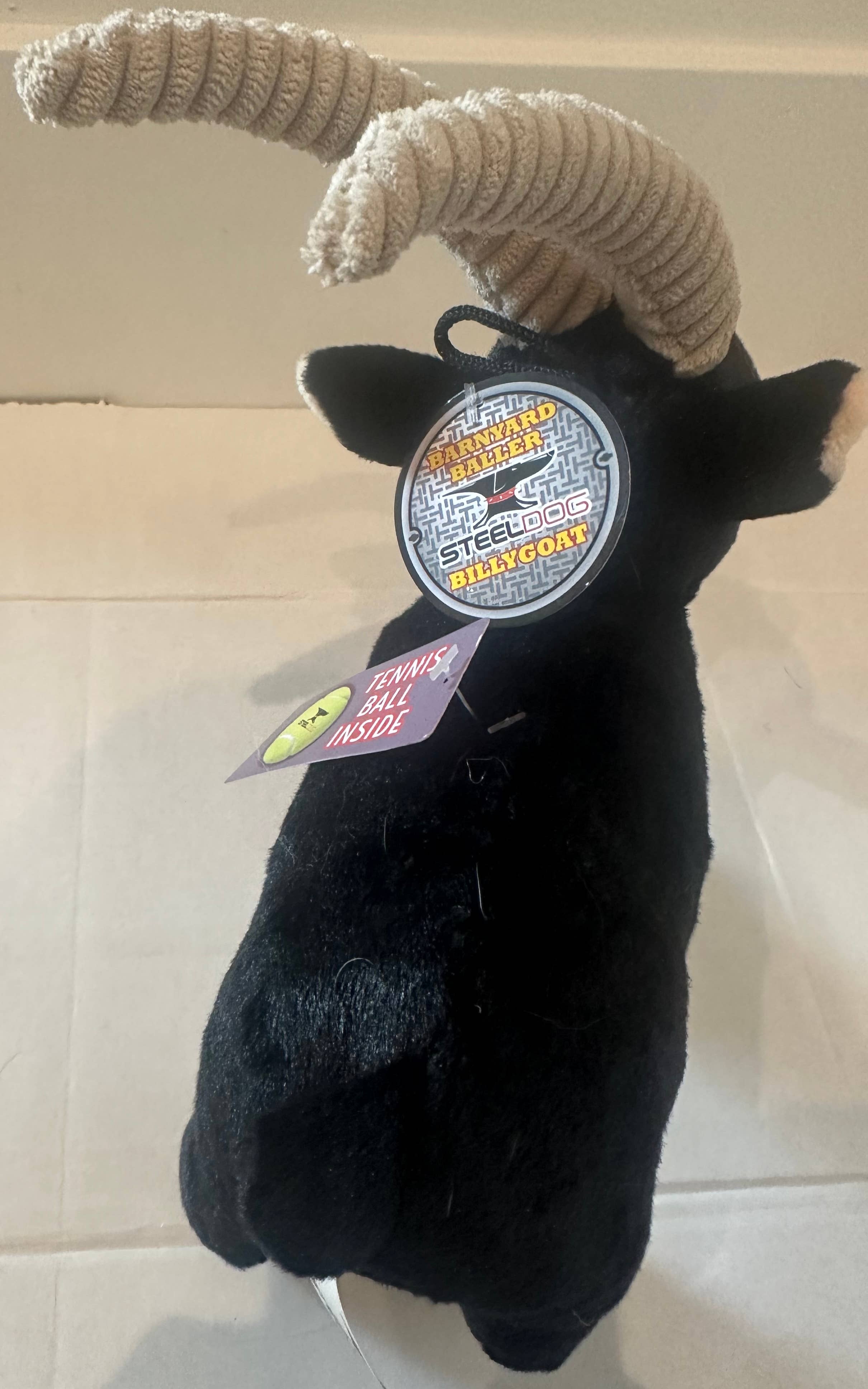 STEELDOG USA LLC - Wholesale Pet Plush Toy - Dog - Barnyard Baller Billy Goat2