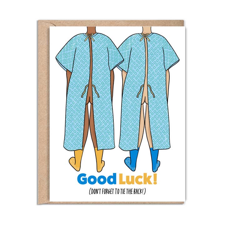 Carte de vœux de bonne chance pour la chirurgie pour la vente par Goods Made by Digitrillnana