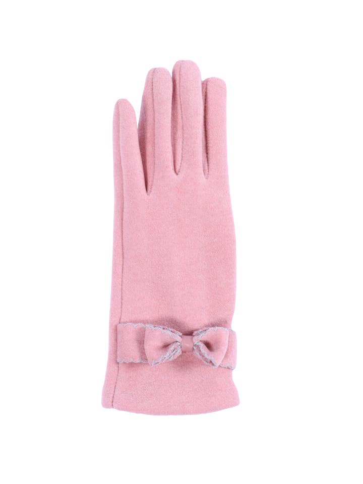 Isla Glove - Bow Accent - Winter 2025 for wholesale by Top It Off