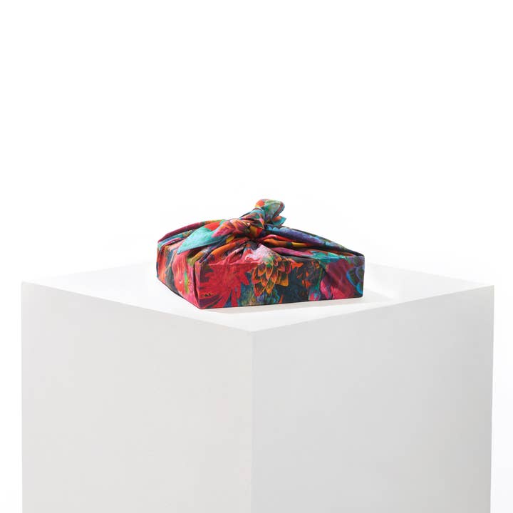 Wrappr - Wholesale Scarf - Women's - Daisy | 28" Mulberry Silk Furoshiki Wrap