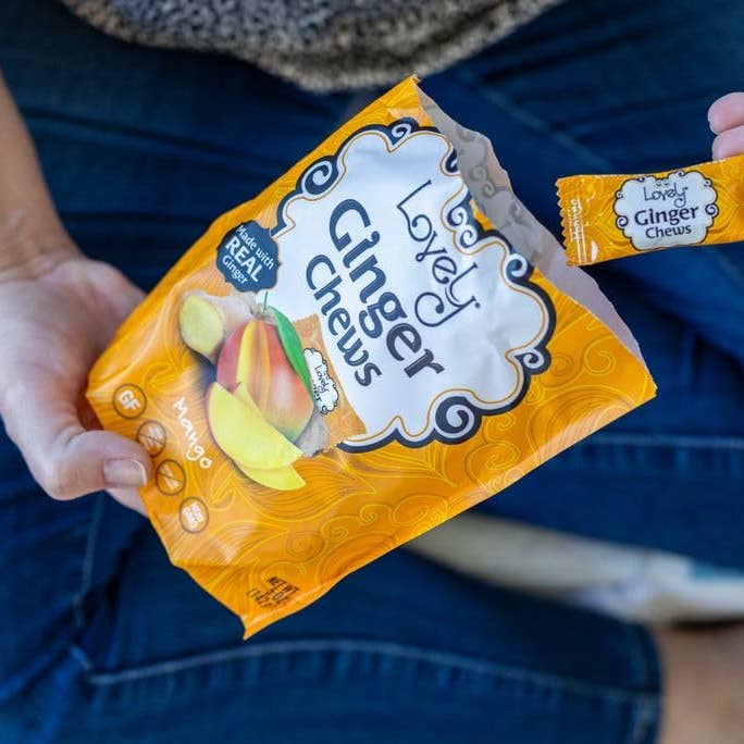 Lovely Candy Company - Wholesale Gummy - Mango Ginger Chews Candy - Gluten Free, Vegan, Non-GMO6