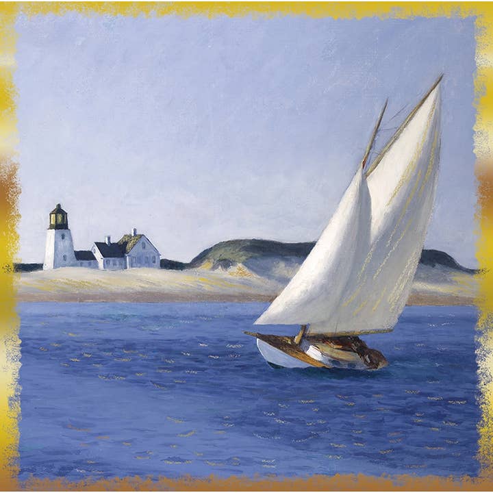 Nelson Line - Wholesale Everyday Greeting Card - The Long Leg - Edward Hopper - Fine Art Card