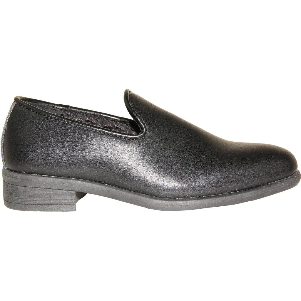 Zwart VANGELO VALLO-3KID verkleedschoen voor jongens, formele smoking voor prom & W voor groothandel op Faire3