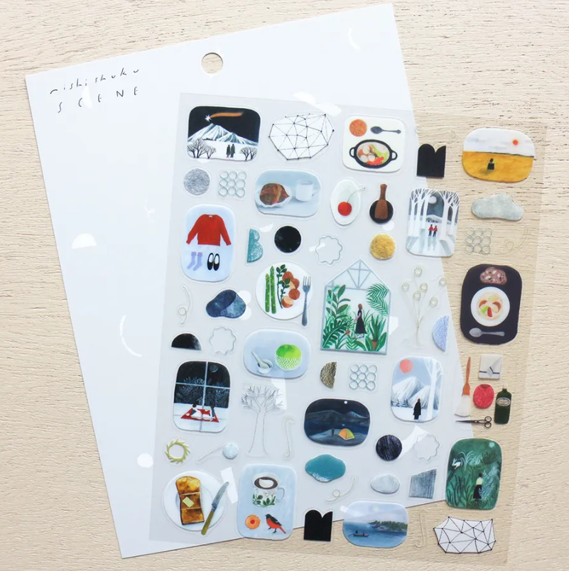 「FUNJI」In Japan - Wholesale Sticker - Nishi Shuku Japanese Sticker Sheets – Garden & SCENE Designs8