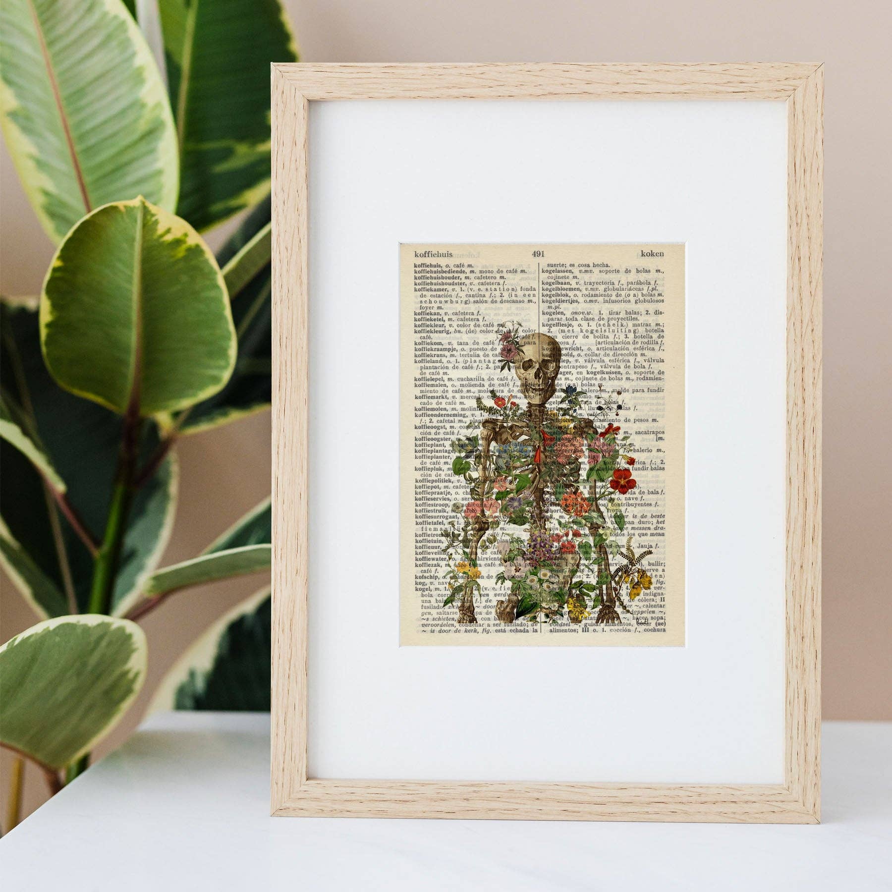 PRRINT! - Wholesale  - Human Skeleton Full of nature Print8
