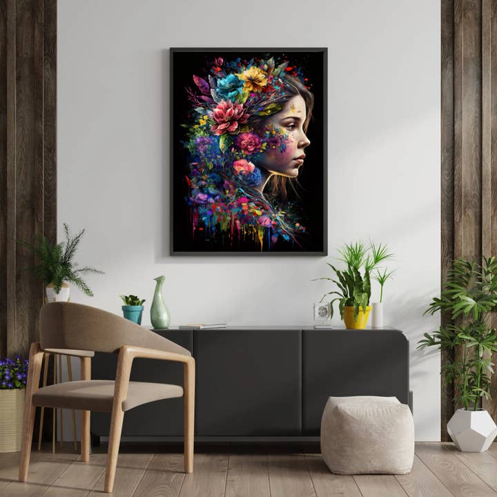 En smuk kvinde for engroshandel hos Suave Art Prints