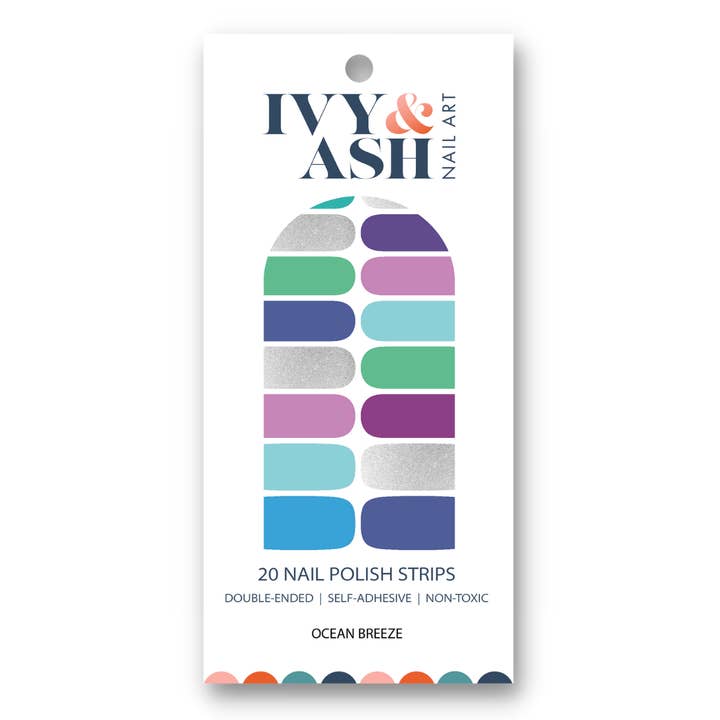 Ocean Breeze | Cool Tone Solid Color Mix Smalto Sticker per la vendita all'ingrosso da parte di Ivy & Ash