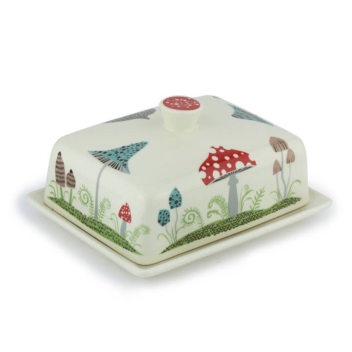 Hannah Turner Ltd – wholesale Butter dish – Handmade Ceramic Toadstool Butter Dish2