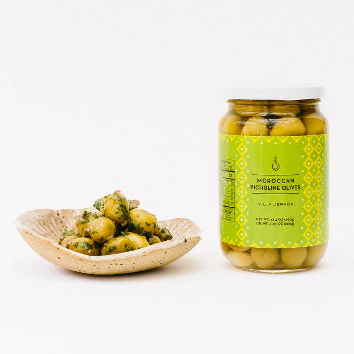 Villa Jerada - Wholesale Olives - Picholine Olives - 7oz