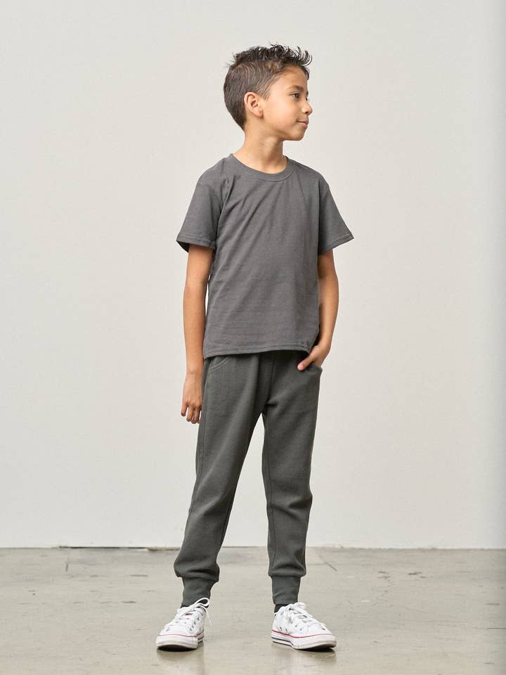 Little Bipsy - Wholesale T-Shirt - Kids - Elevated Tee - Shadow2