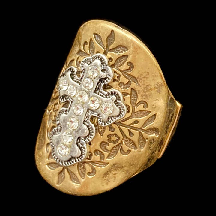 Western Cross Filigree Rhinestone Stretch Ring and other Purchase Wholesale rhinestones and crystals. Free Returns & Net 60 Terms on Faire trending on Faire.