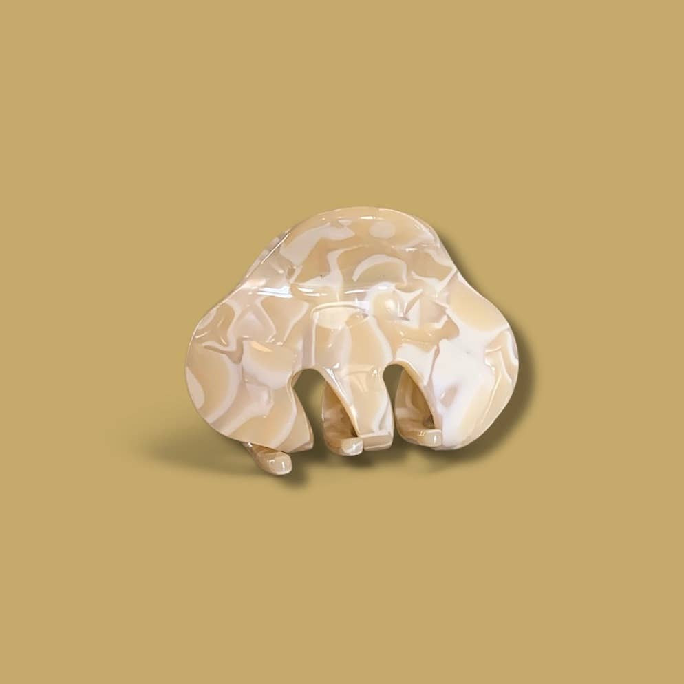 agathe & cocö - Wholesale Hair Clip - Women's - Jellyfish Clip MM - Mother of Pearl1