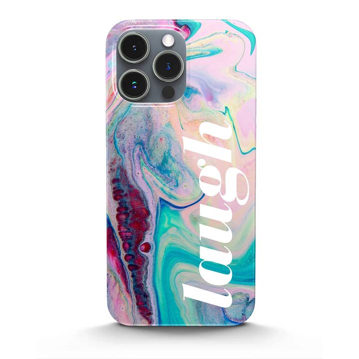 Laugh Out Loud iPhone Case – Colorful Art Phone Cover for wholesale by Deanna Filippo