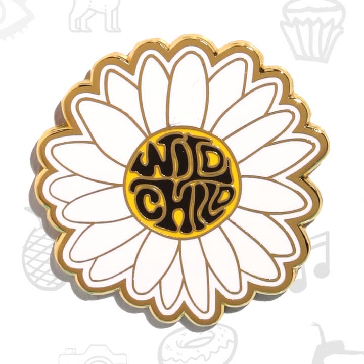 Wild Child Enamel Pin for wholesale by Patches and Pins