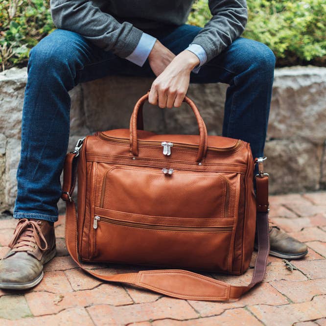 Piel Leather - Wholesale Laptop Bag - Unisex - COMPUTER CARRY-ALL BAG