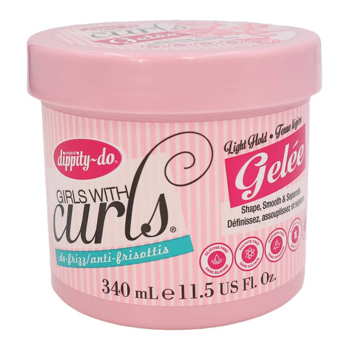 KT Supply – wholesale Hair styling gel/mousse – Dippity Do Girls with Curls Curl Shaping Gelee, 11.5 Oz
