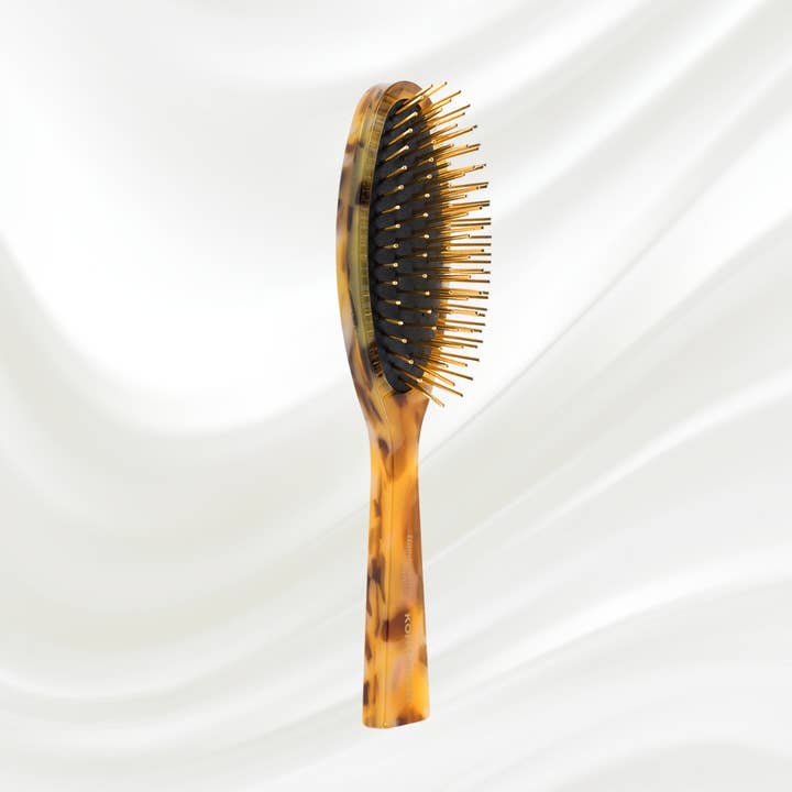 Koh-I-Noor - Wholesale Hair Brush/Comb - Luxury Pneumatic Hair Brush with Gold Plated Metal Pins - Garden8