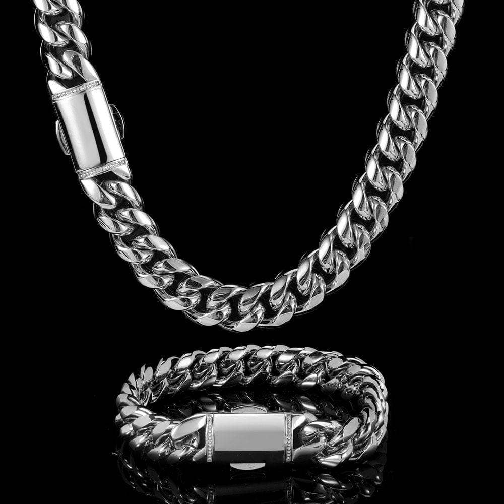 ElevateWell - Wholesale Jewelry Set - Miami Cuban Link Chain1