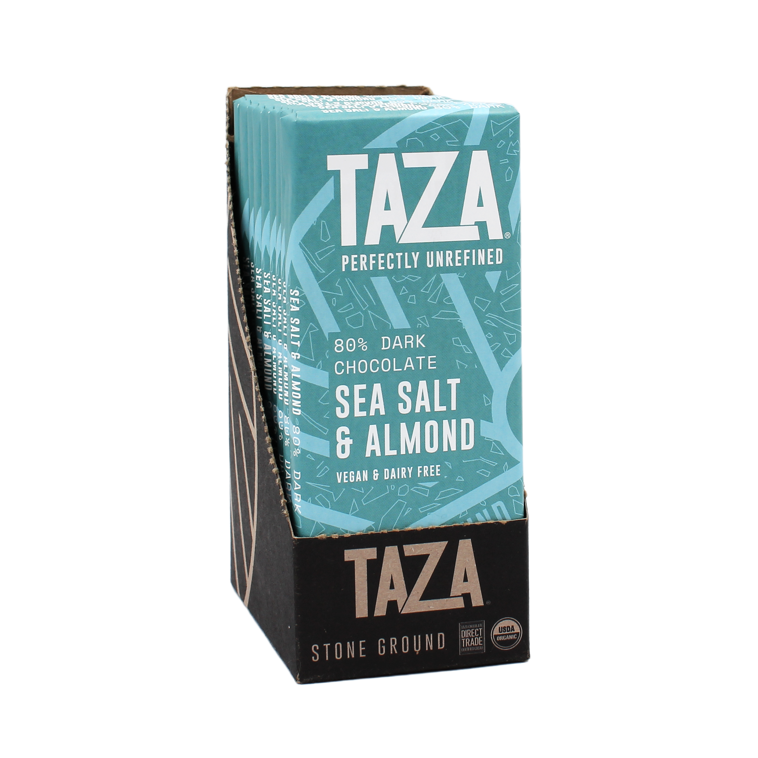 Taza Chocolate - Wholesale Chocolate Bar - Sea Salt & Almond Bar1
