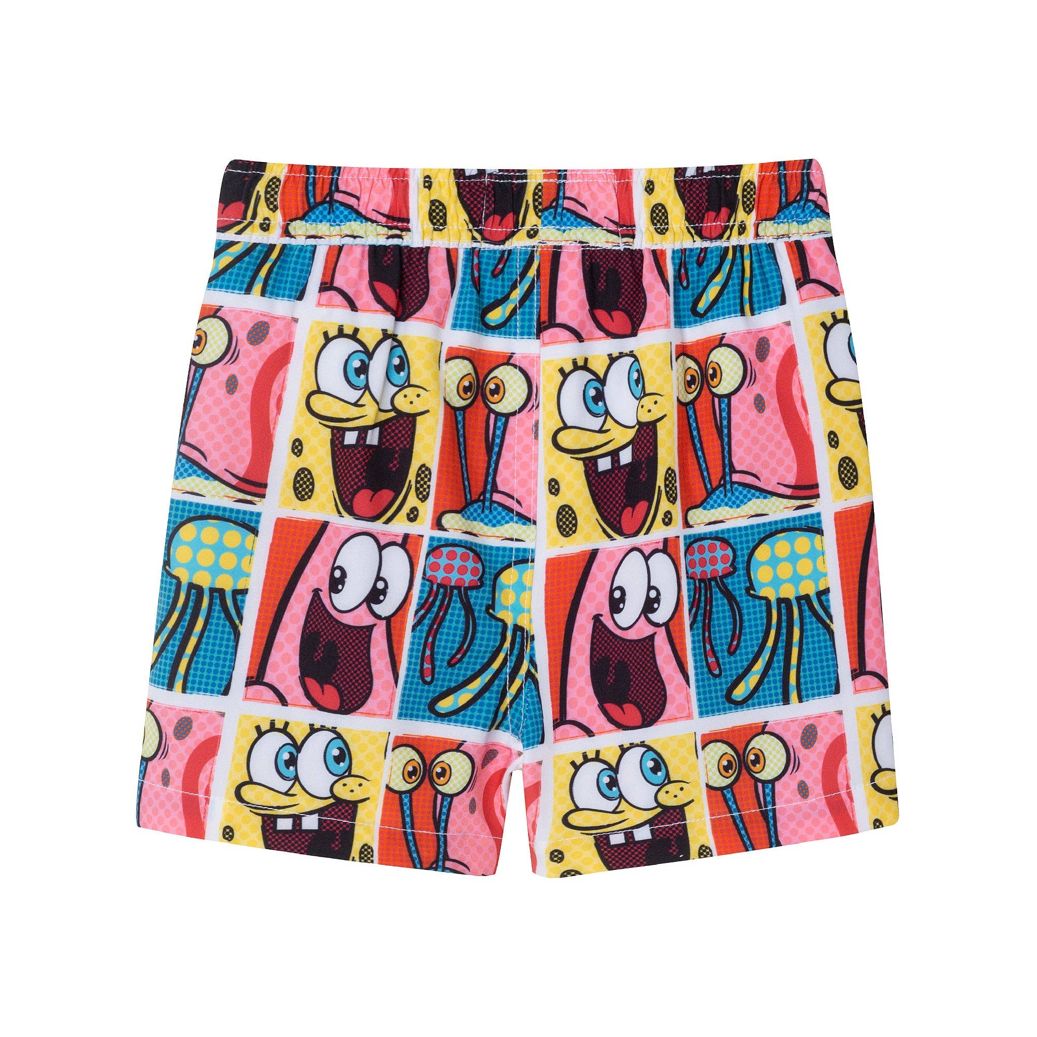 Hvid SpongeBob SquarePants™ x Andy & Evan® | Spædbarnssæt (9-24M) Pop Art-udstødningsbeskyttelsessæt for engroshandel på Faire6