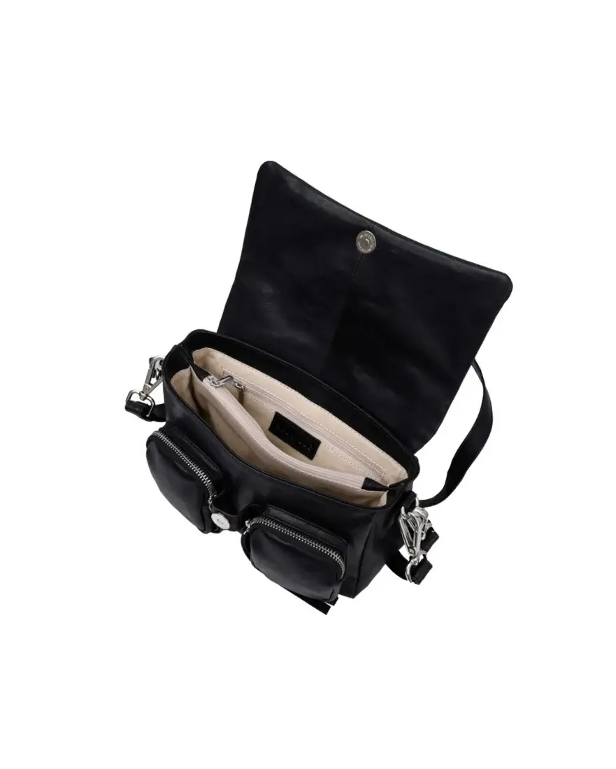 関税なし 送料無料 Shoulder Bag Wholesale MAXKE Black Leather Shoulder & Crossbody Bag for