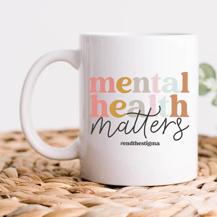 Tasse à café Mental Health Matters, Tasses de positivité, sensibilisation pour la vente par Hm Mugs