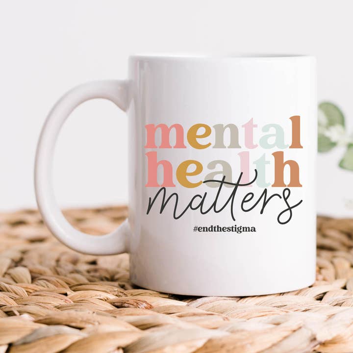 Mental Health Matters Coffee Mug, Positivity Mugs, Awareness for wholesale by Hm Mugs