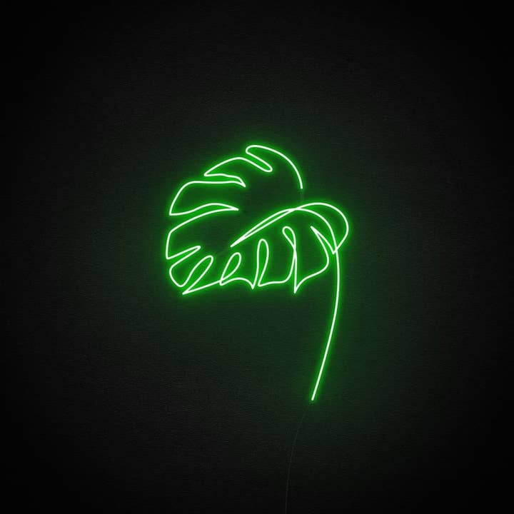 Palm Leaf Neon Sign for wholesale by BeNeonUnicorn