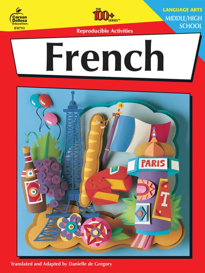 French, Grades 6 - 12 for wholesale by Carson Dellosa Education