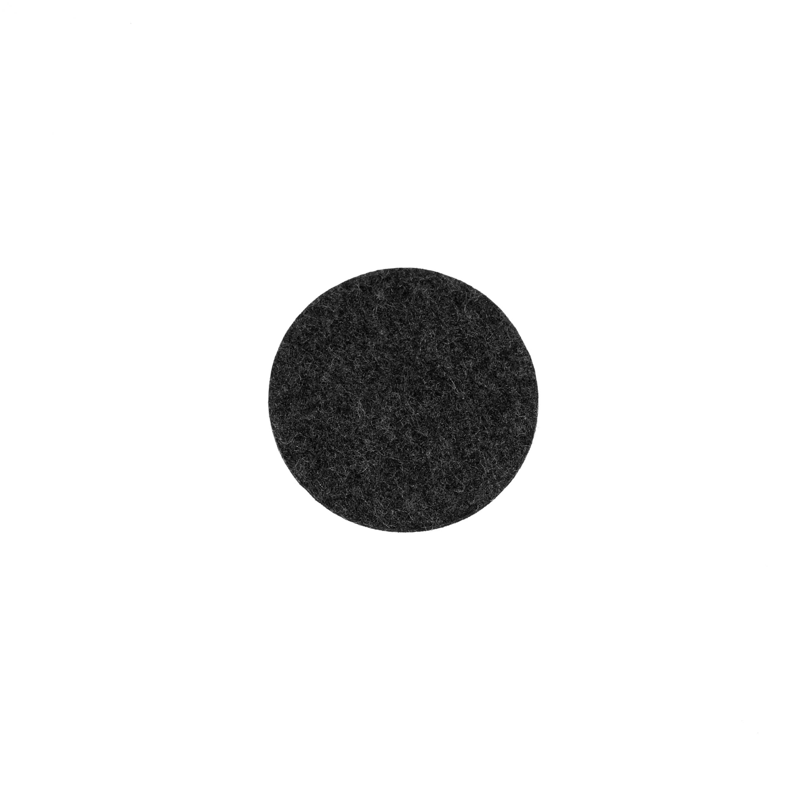 Parkhaus Felt - Wholesale Coasters - Round Coaster in 015 Graphite Melange, 10cm0