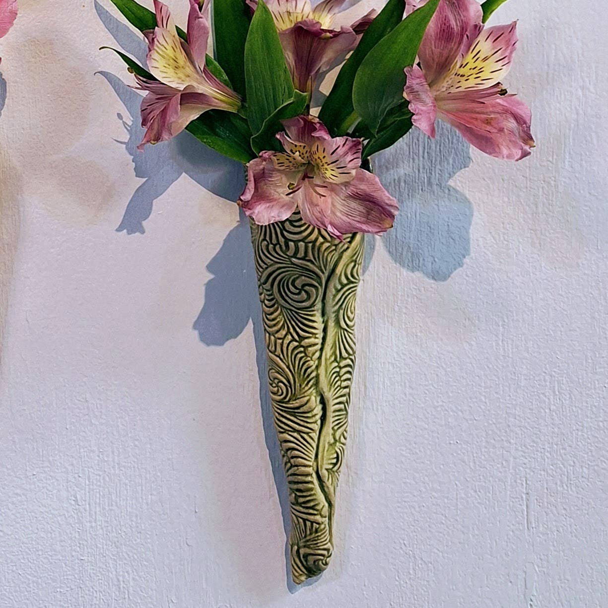 Plays in Mud Pottery - Wholesale Wall Planter - Wall Pocket - Handmade Pottery Wall Vase - Made to Order0