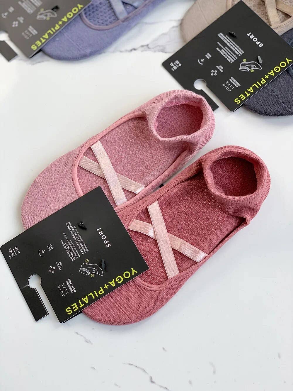 Belsize Activewear - Wholesale Socks - Women's - Yoga & Pilates grip socks bundle23