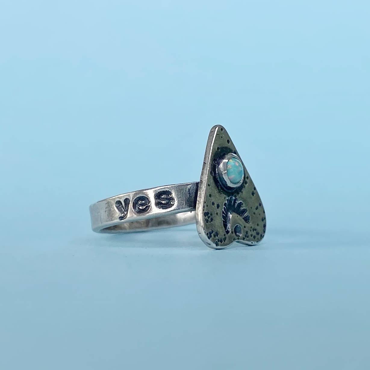 Blue and Blue - Wholesale Cocktail/Statement Ring - Ouija Ring - Opal1