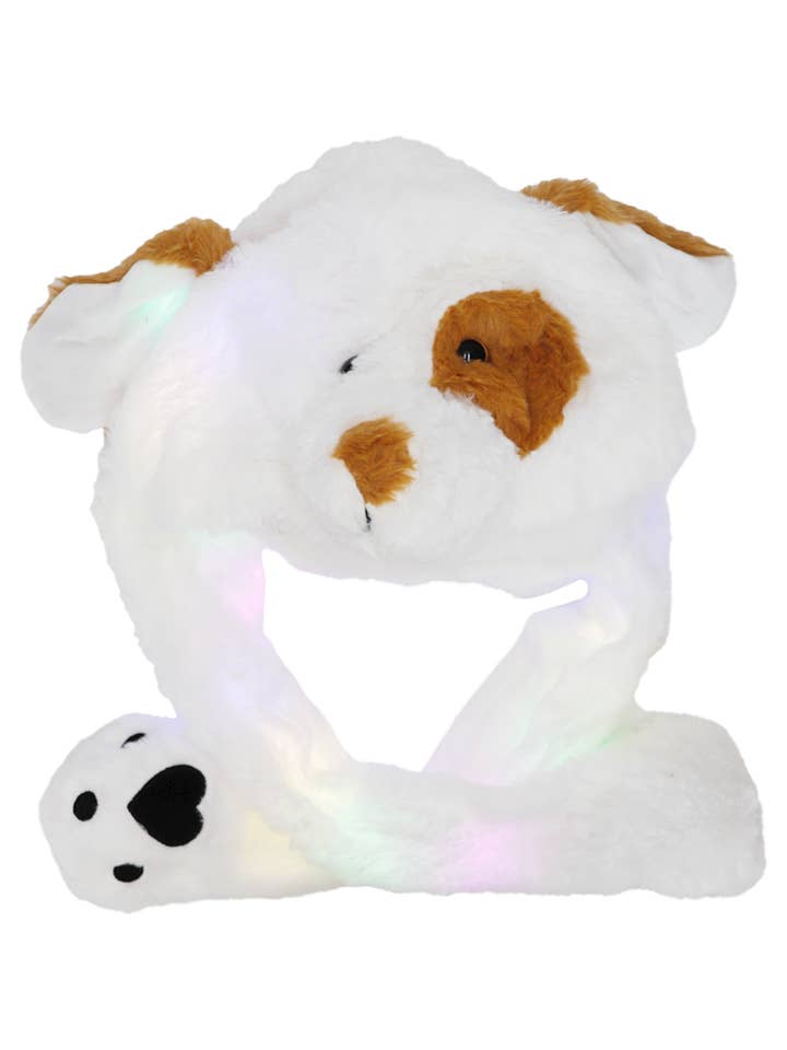 Cap Zone - Wholesale Costume - Women's - Farm Animal Pals LED Light-Up Ear Moving Hat