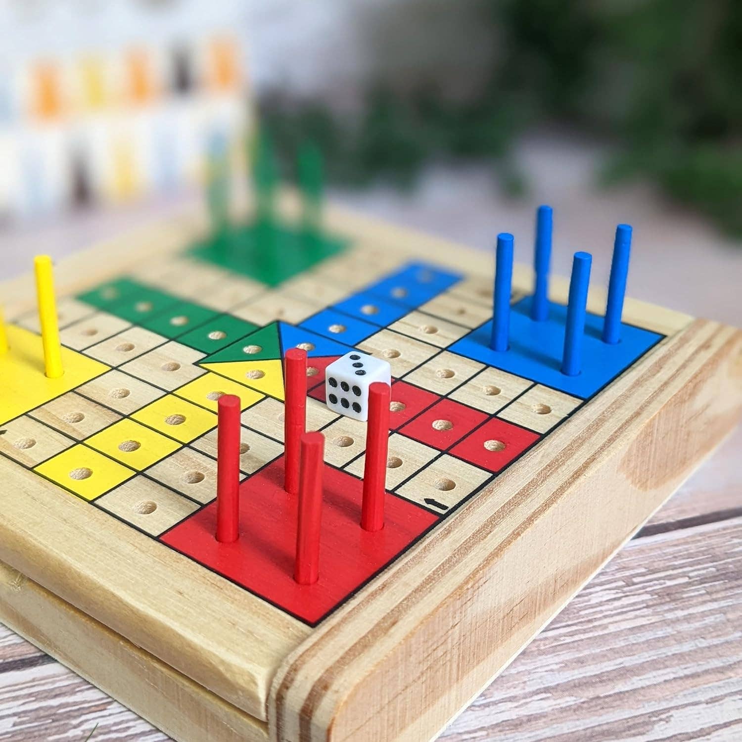 Robert Frederick Ltd - Wholesale Board Game - Wooden Mini Ludo Game2