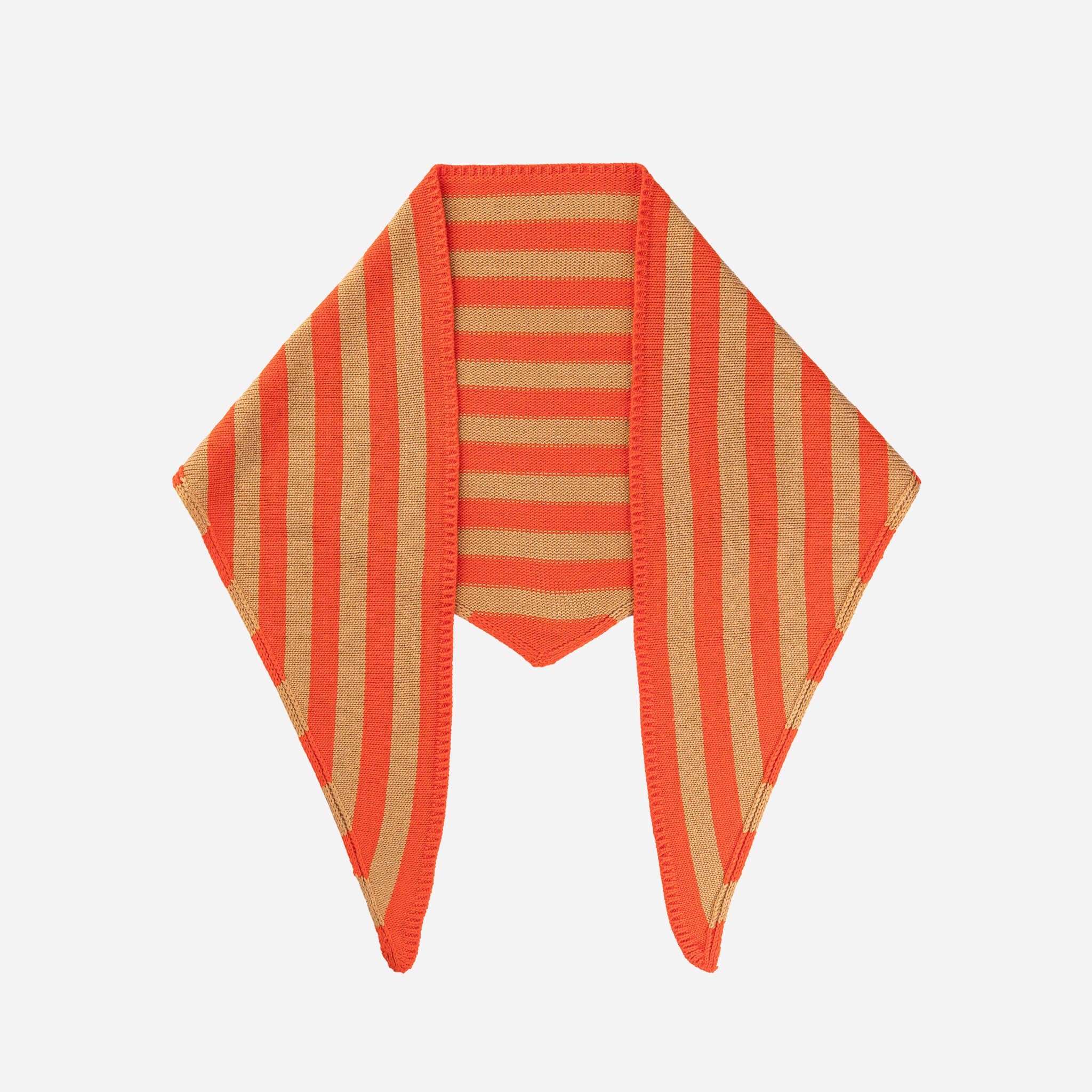 VERLOOP | knits - Wholesale Scarf - Women's - Simple Stripe Triangle Scarf2