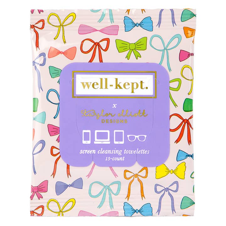 Well-Kept, Screen Wipes – Großhandel Putzlappen – Tatum Bildschirm-Reinigungstücher/ Tech-Tücher