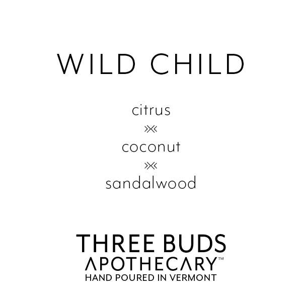 Three Buds Apothecary – Engroshandel Glaslys – Wild Child Hand Hældes Soy1