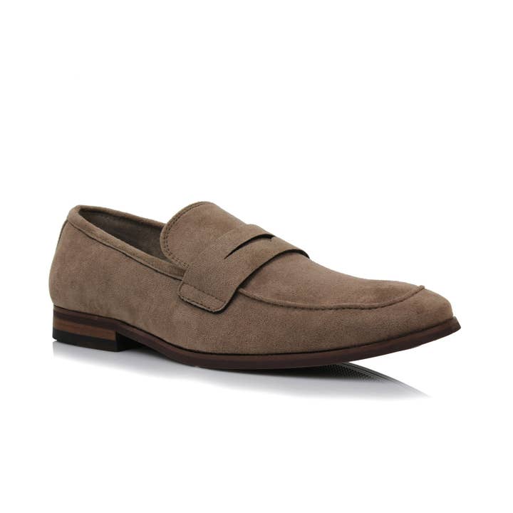Dylan Vegan Suede Slip-On Men's Loafers for wholesale by Conal Footwear