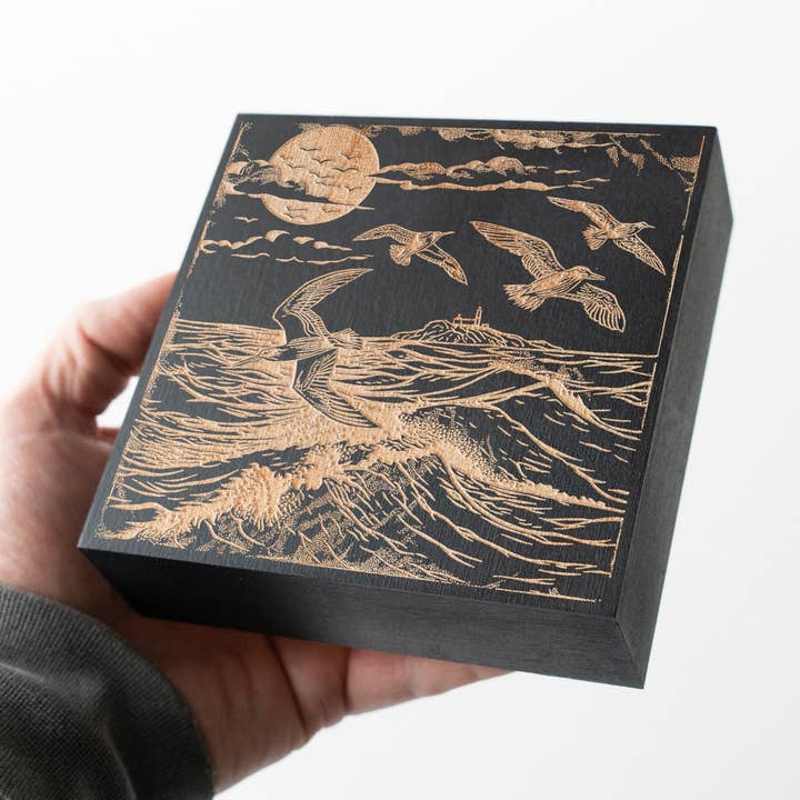 Illustration Gravée de Mouette pour la vente par Benoit's Design Co.