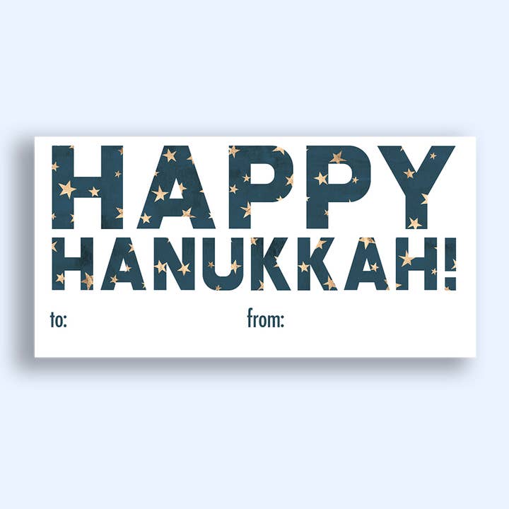 Holiday Stickervellen: Happy Hanukkah Stars voor wholesale door The Cornerstone Studio