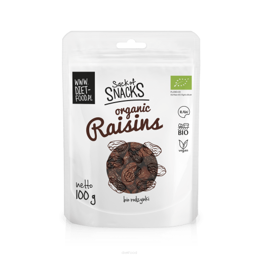 Diet Food - Wholesale Dried/Dehydrated Fruit - Bio Sultan Raisins 100 g0