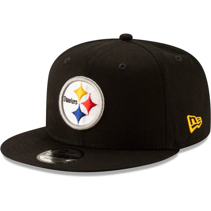 Rat City Skate Shop – wholesale Keps med platt skärm – Unisex – Pittsburgh Steelers 9fifty New Era Svart Snapback-keps