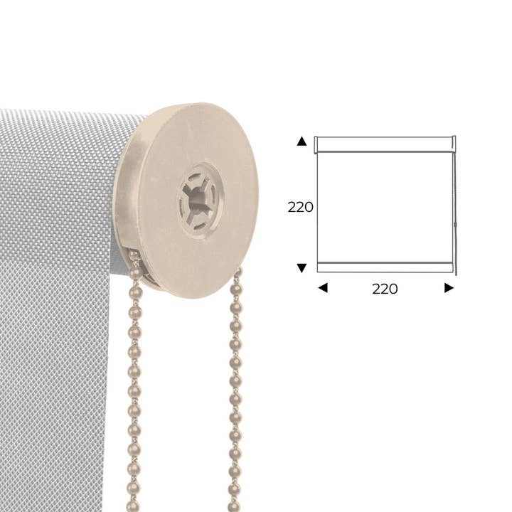 cortina enrollable 220cm blanco para venta al por mayor de Rocada Spain